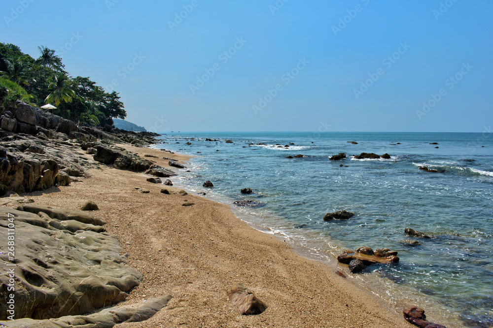 Rocky Beach at Koh Lanta, Thailand