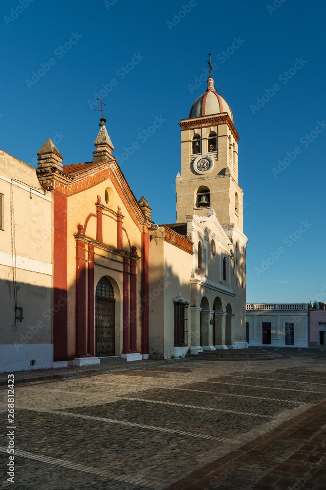 Obraz premium Kuba, Bayamo; Die Kathedrale Santisimo Salvador de Bayamo.