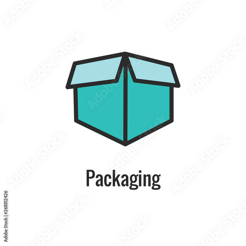 Shipping and Receiving Icon Set with Boxes, Warehouse, checklist, etc