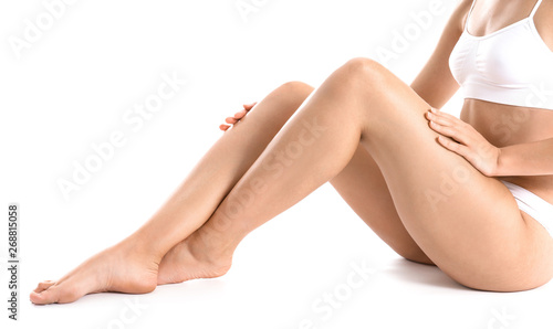 Beautiful young woman after...