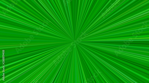 Green psychedelic abstract starburst stripe background - vector explosion graphic design