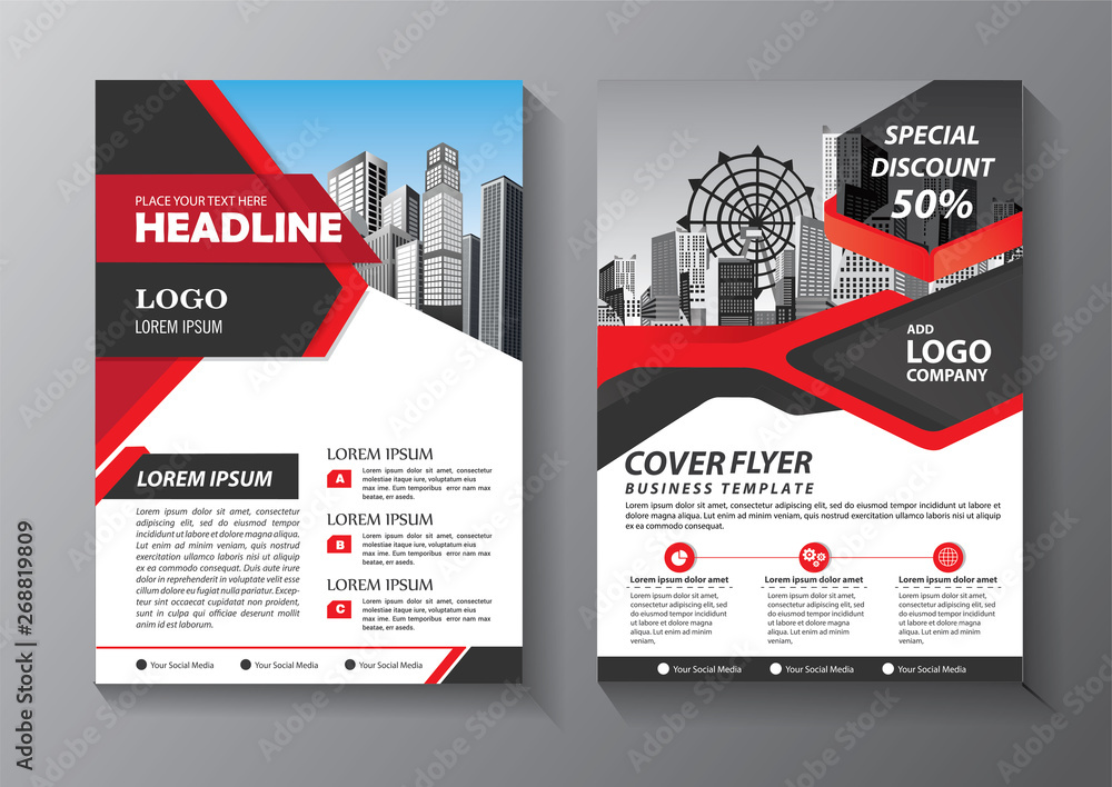Business abstract vector template. Brochure design, cover modern layout, annual report, poster, flyer in A4 with colorful triangles, geometric shapes for tech, science, market with light background Business abstract vector template. Brochure design, cover modern layout, annual report, poster, flyer in A4 with colorful triangles, geometric shapes for tech, science, market with light background
