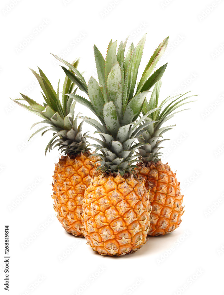 Pineapple on a white background Pineapple on a white background