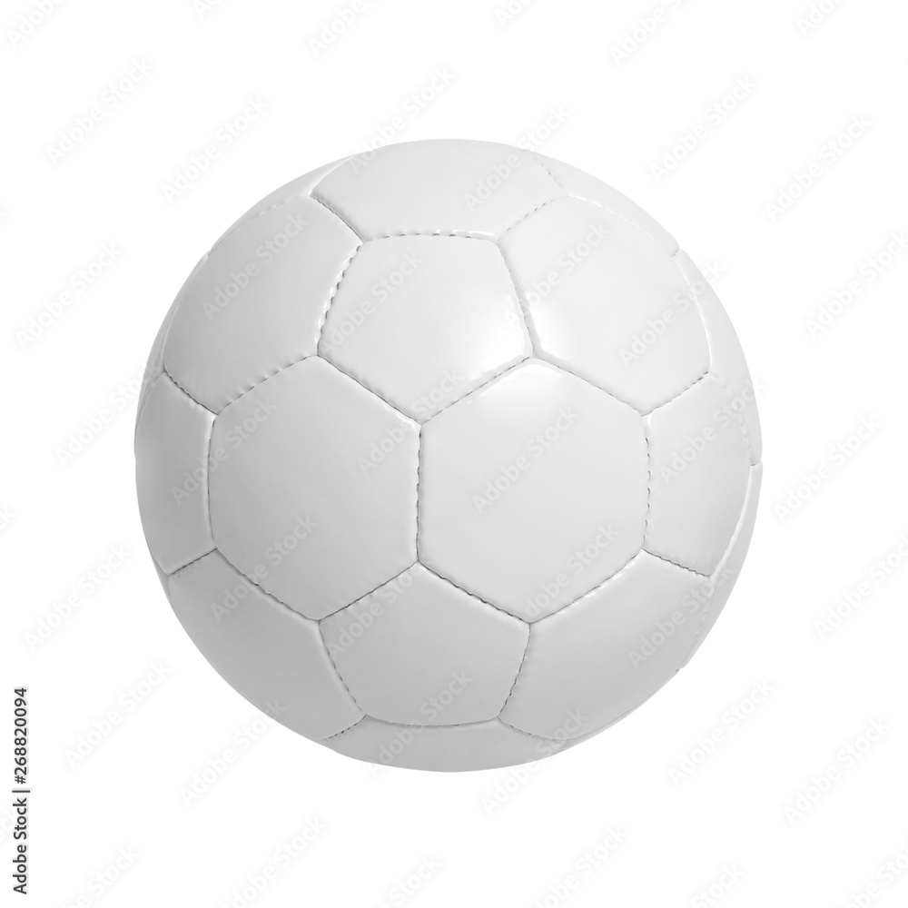Fototapeta premium Soccer ball on white