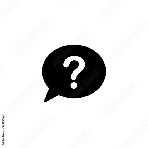 Question mark icon symbol vector