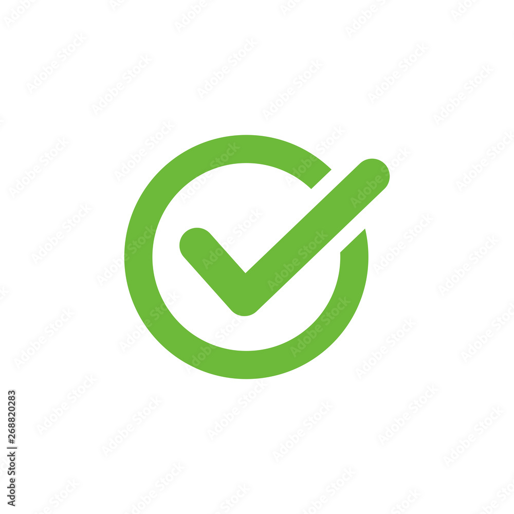 Check Mark icon symbol vector Check Mark icon symbol vector