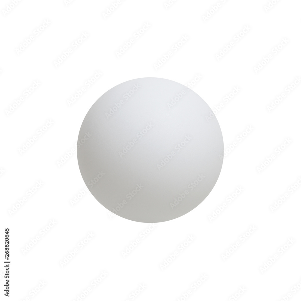 Table tennis ball isolated on white Table tennis ball isolated on white
