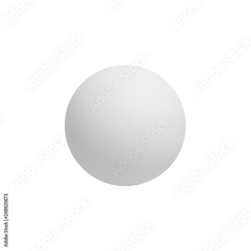 Ping pong ball isolated on white