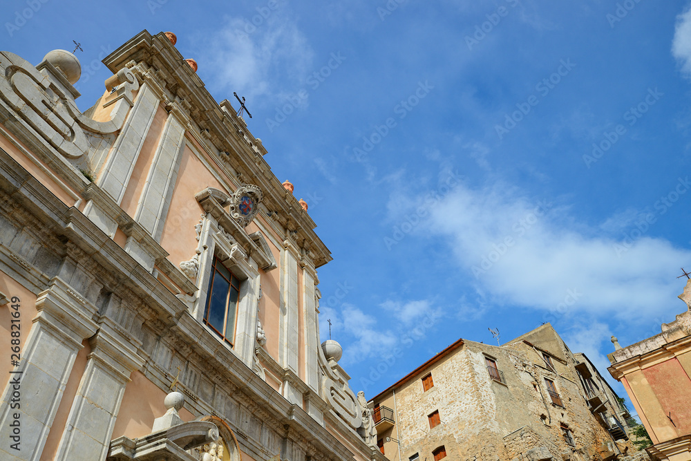 Chiesa Madre Church in the Medieval italian city of Caccamo, Sicily, Italy