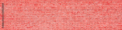 new red fresh brick wall