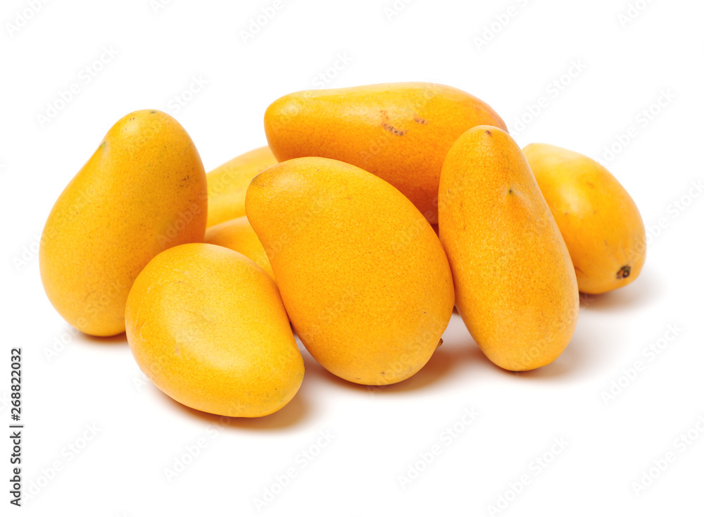 Mango on a white background Mango on a white background