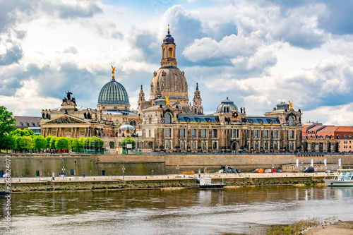 Photos Dresden cityscape with Frauenkirche (Church of Our Lady), Germany