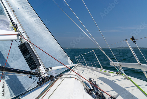 yacht on the baltic sea - sailing boat