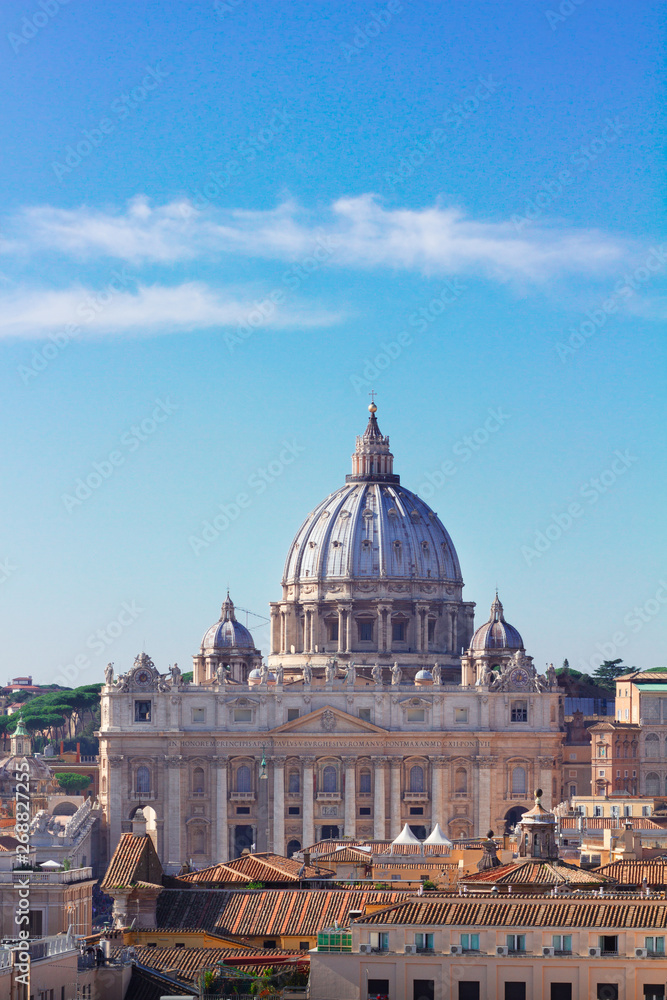 St. Peter's cathedral in Rome, Italy