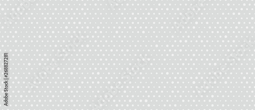 Gray background. Polka dots pattern. Halftone graphics.  Screentone.  （網点パターンの背景） photo