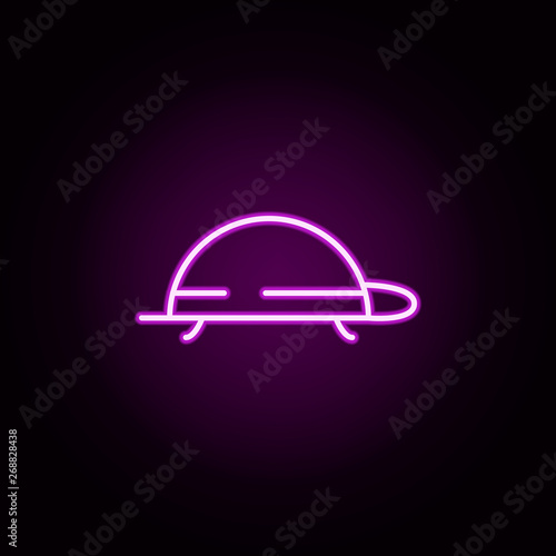 tortoise neon icon. Elements of speedometer set. Simple icon for websites, web design, mobile app, info graphics