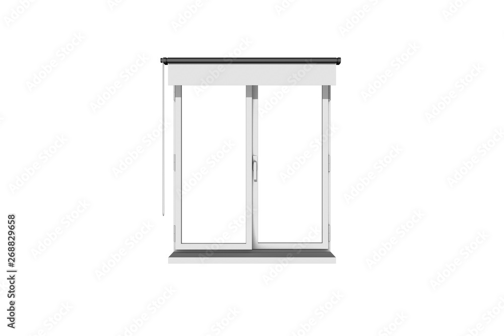 White Blank Plastic Window Template Frame on White White Blank Plastic Window Template Frame on White