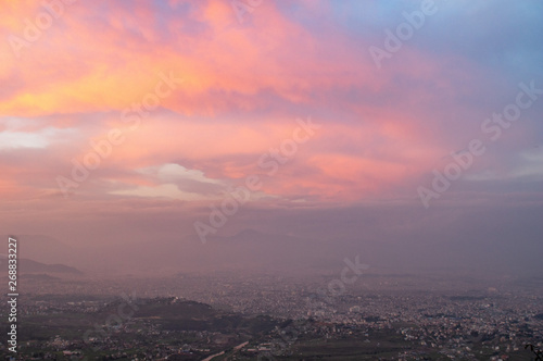 Sunset over Kathmandu © Clinton