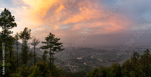 Sunset over the City