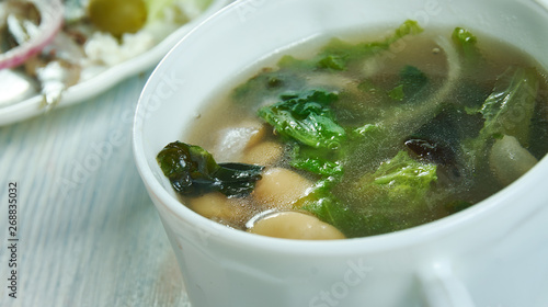Italian-American Escarole and Bean Soup