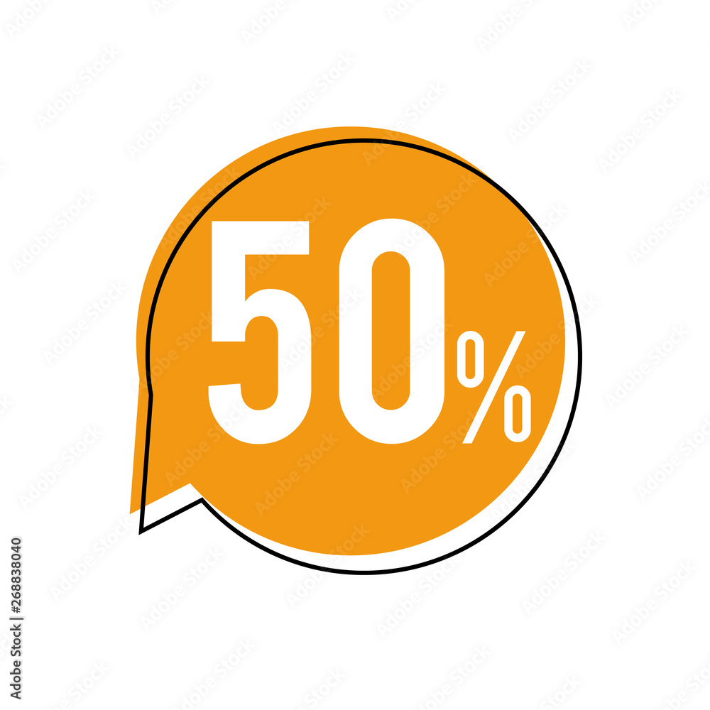 Special Discount 50% design label illustration vector Special Discount 50% design label illustration vector