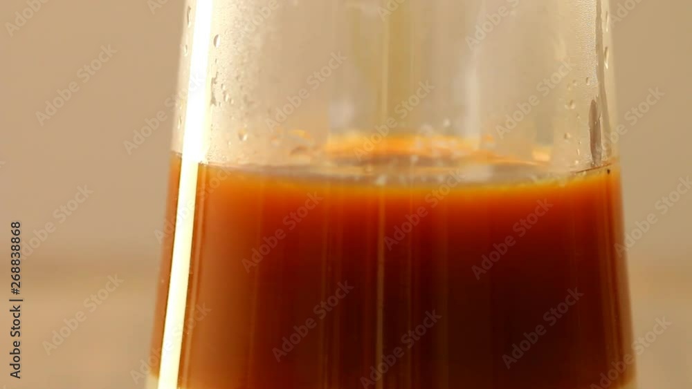 Man making drip coffee close up in studio, Chiangmai Thailand Man making drip coffee close up in studio, Chiangmai Thailand
