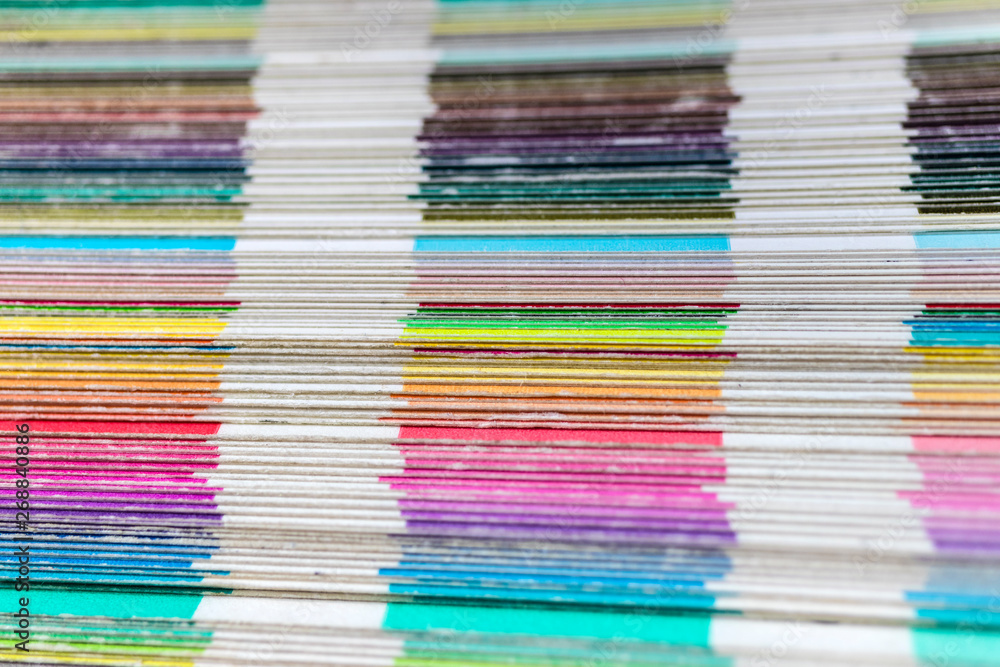 Sampler of pantone colors. Sampler of pantone colors.