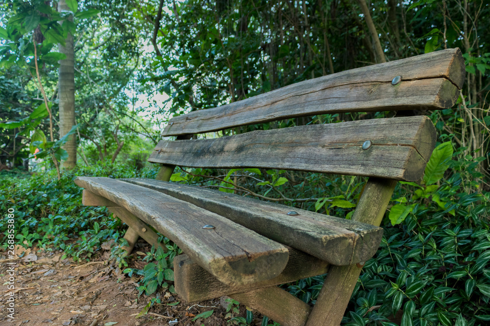 Naklejka premium Alone Bench