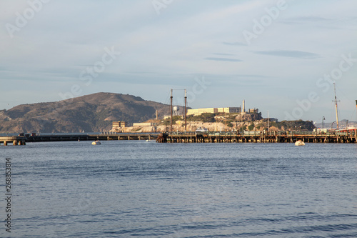 View of The alcatraz island in sanfrancisco,California,USA. © pumppump