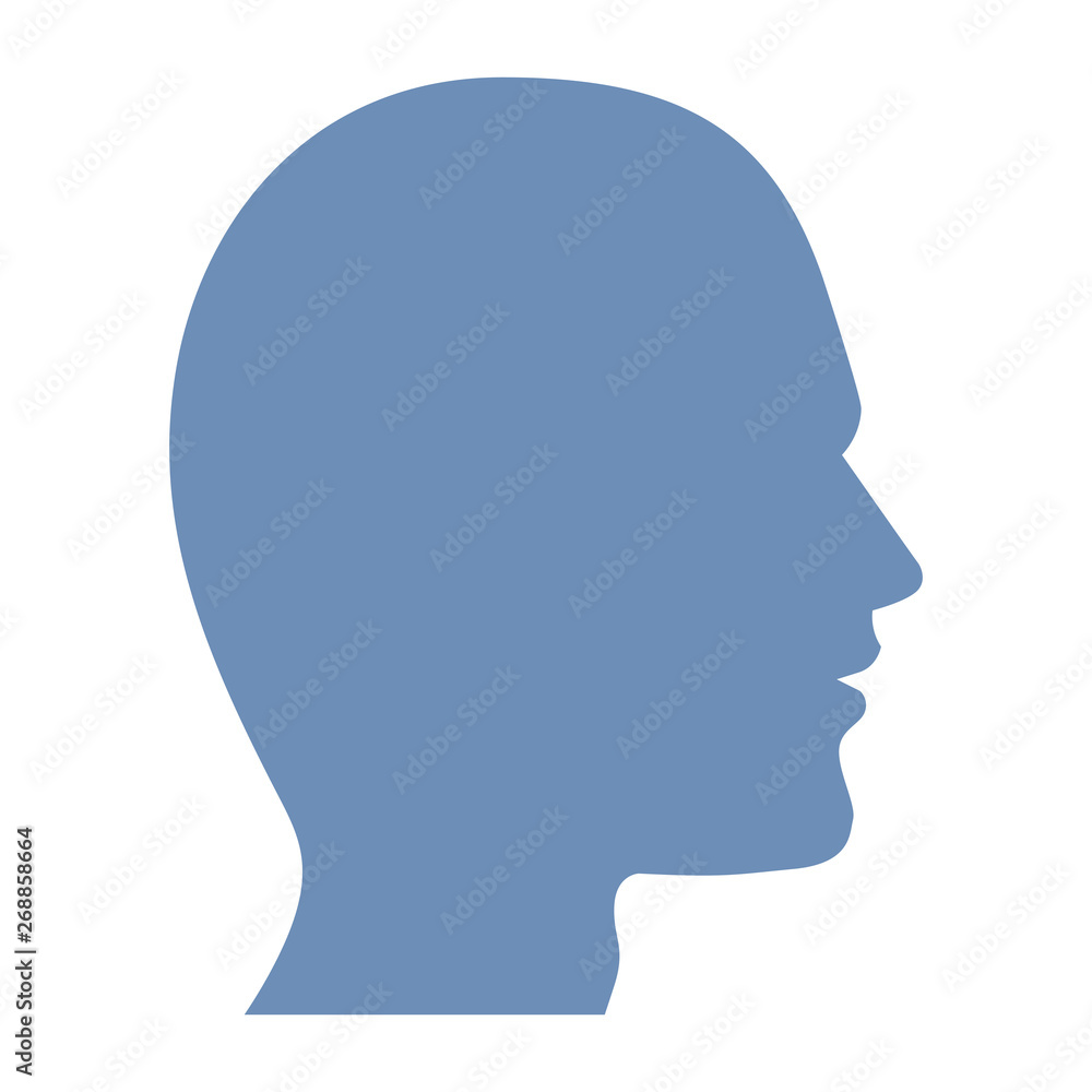 human head silhouette