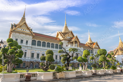 Bangkok, Thailand - December 15 2019 : Chakri Maha Prasat, Grand Palace Wat Phra Keaw, most important in Bangkok © kitinut