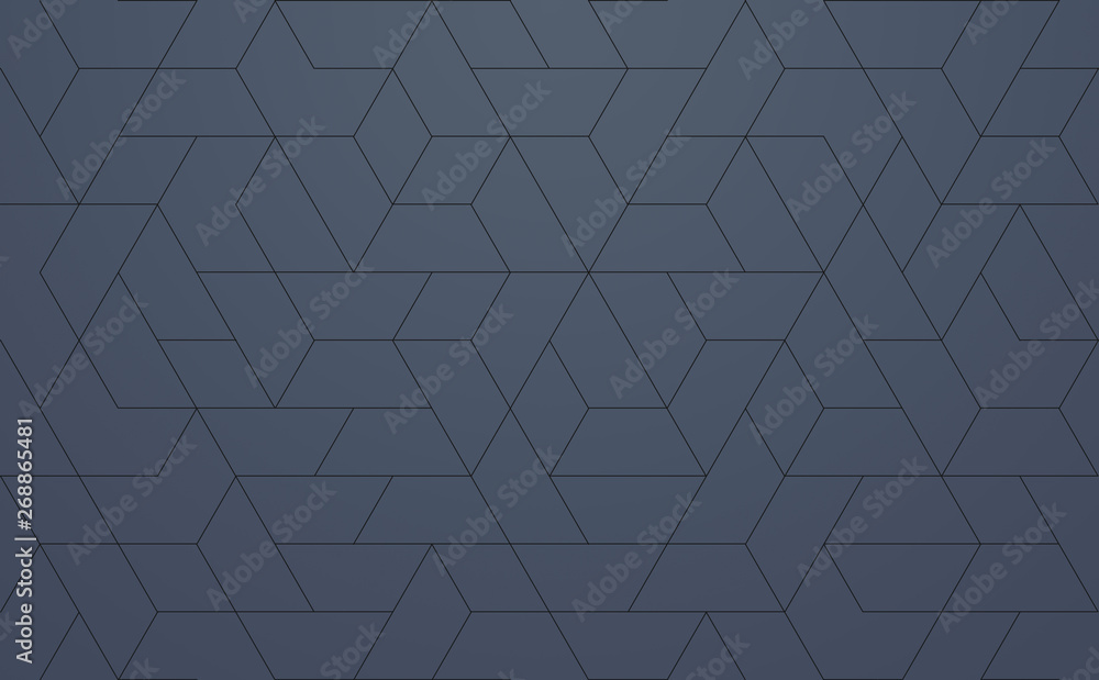 Modern Pattern Geometric, techie hexagonal based texture