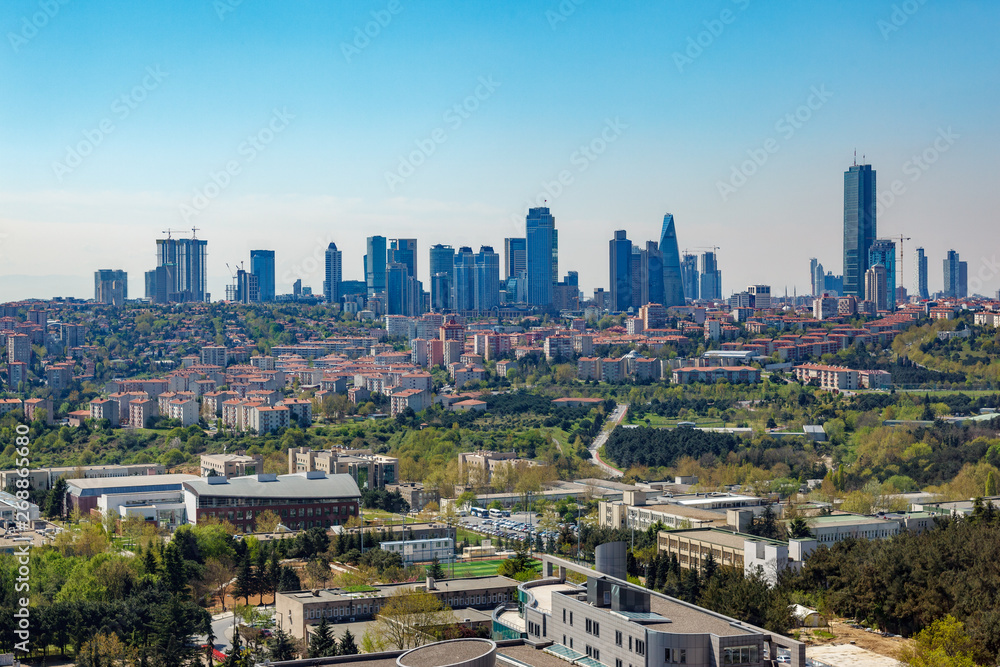 Business district, Istanbul, Turkey