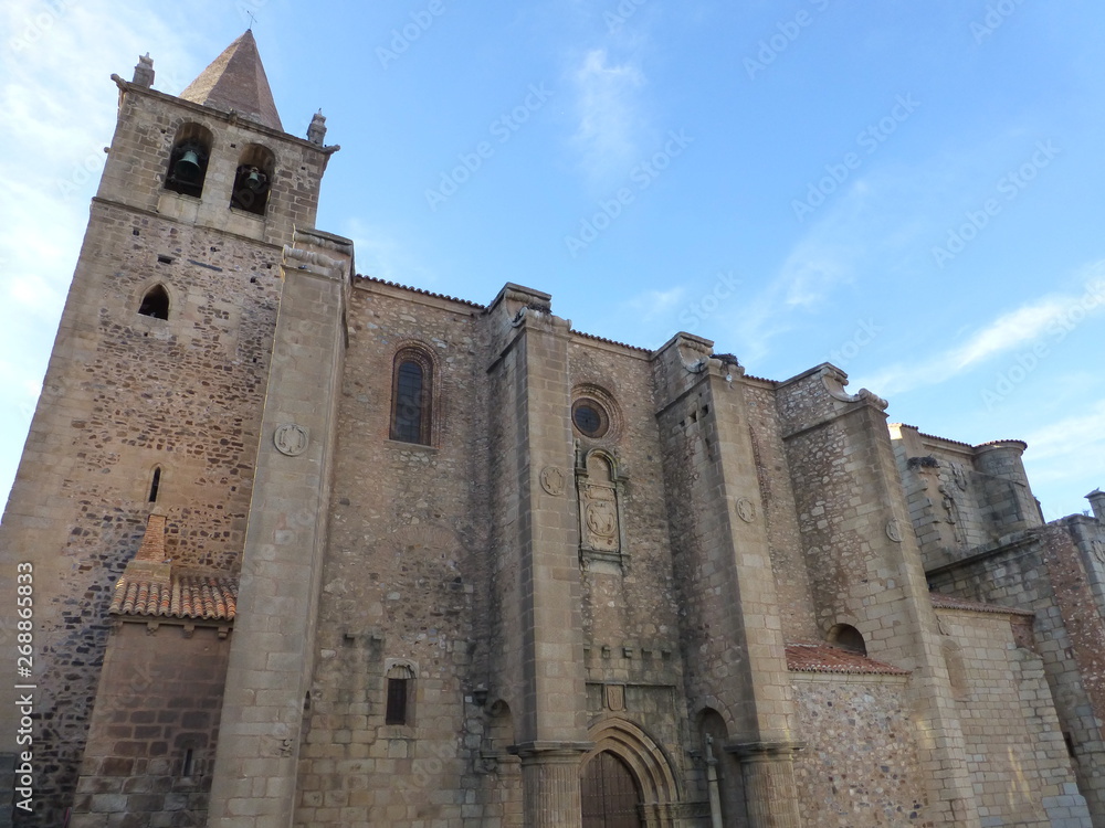 Caceres, historical city of Extremadura.Spain. Unesco World Heritage Site
