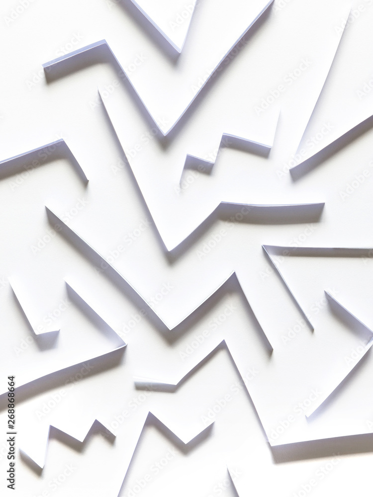 Paper Zig-Zag Pattern Paper Zig-Zag Pattern