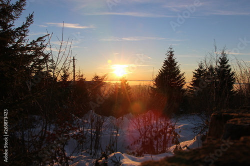 Winter Sonnemuntergang © Egon