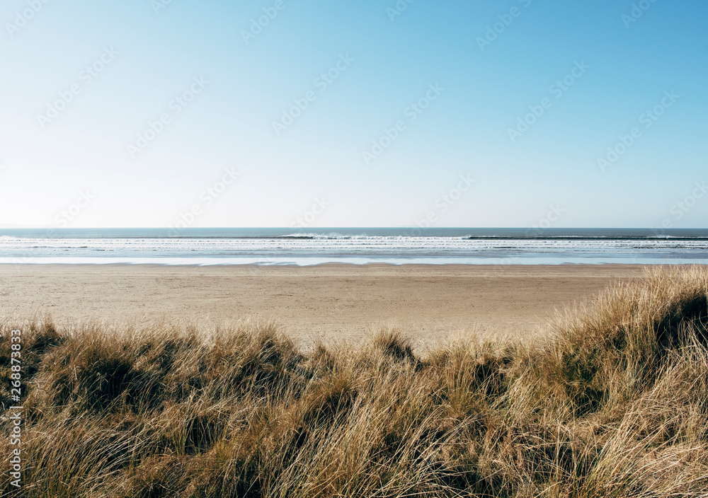 Dunes and beach. Saunton Sands, Devon, UK. Dunes and beach. Saunton Sands, Devon, UK.