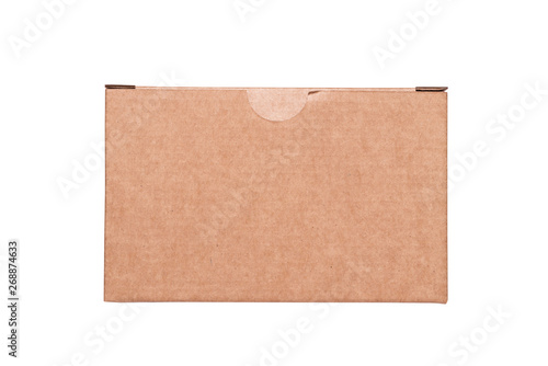 Cardboard box for gift or postal wrapping