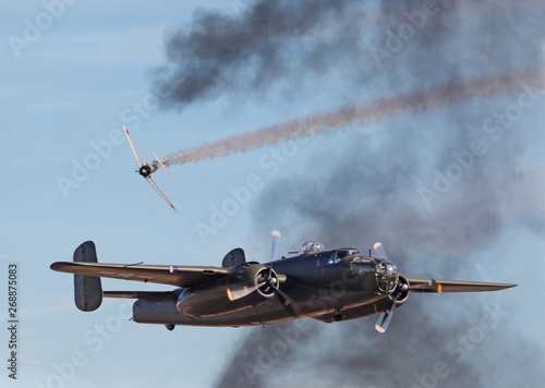 Photography World War II Dogfight