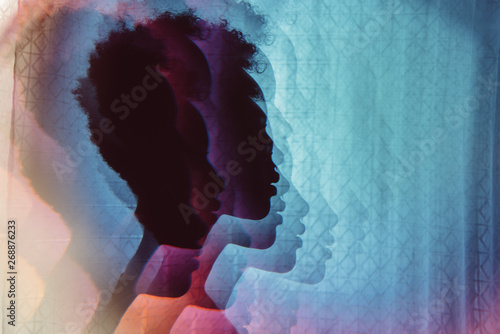 Prismatic images of a young African American woman
