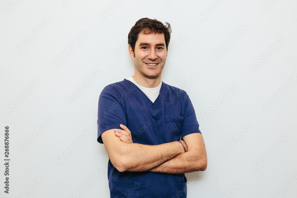 Young happy nurse looking at camera Young happy nurse looking at camera