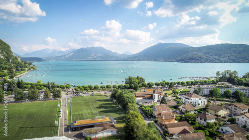 Fotografie Le Lac d'Annecy depuis Annecy-le-Vieux