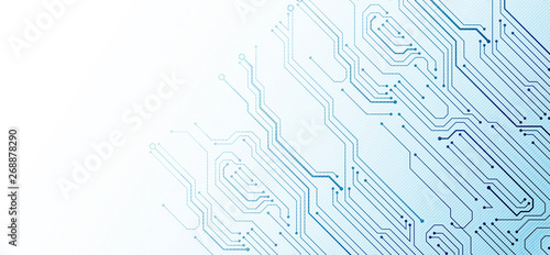 Abstract technology circuit board. Communication concept.