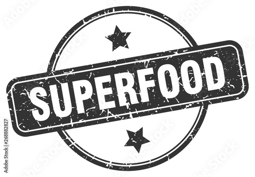 superfood grunge stamp