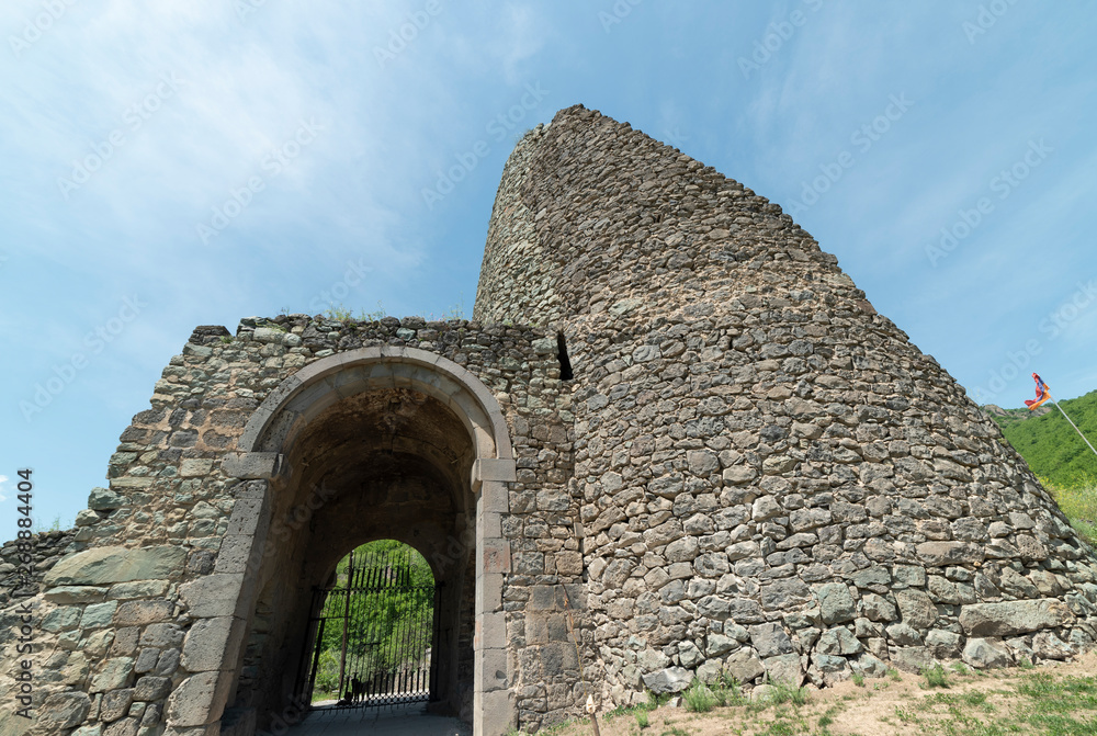 Part of old  armenian fortress. Lori  village, province of Armenia.