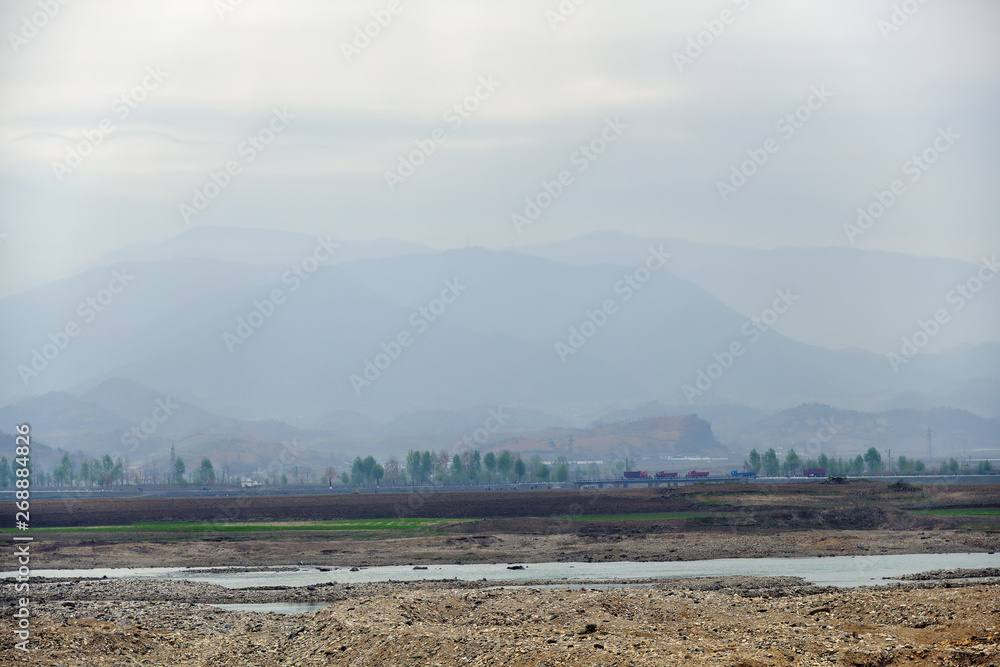 North Korea. Countryside