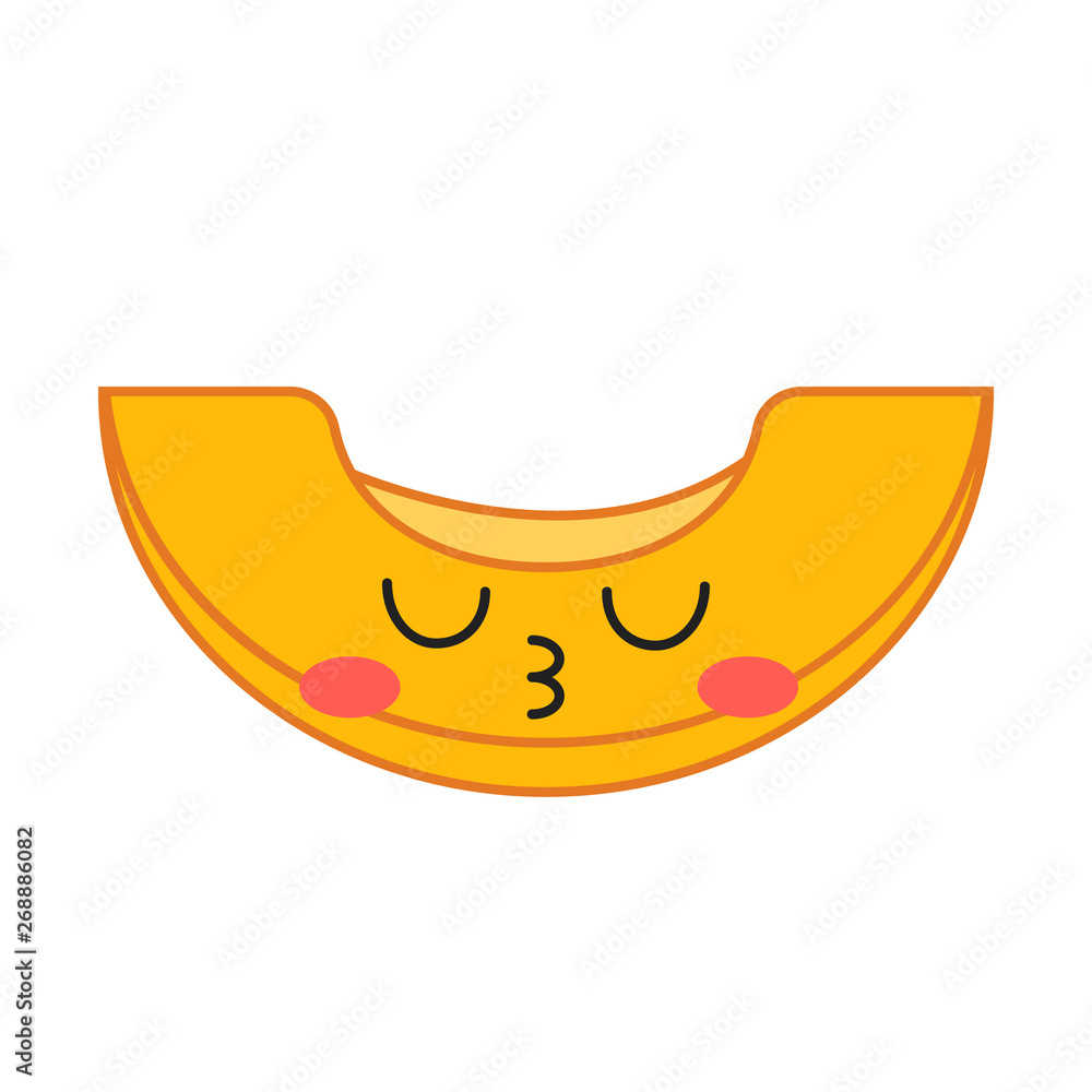 Melon cute kawaii vector character Melon cute kawaii vector character