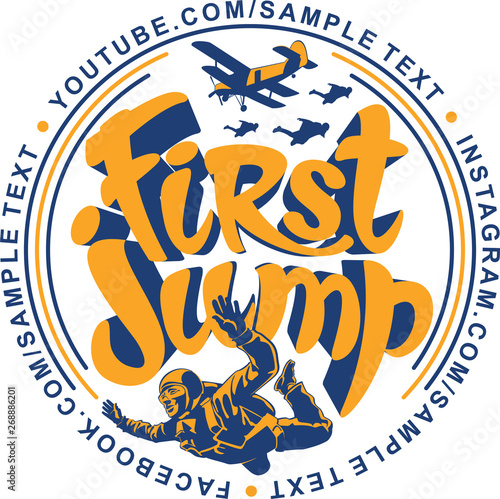 first jump