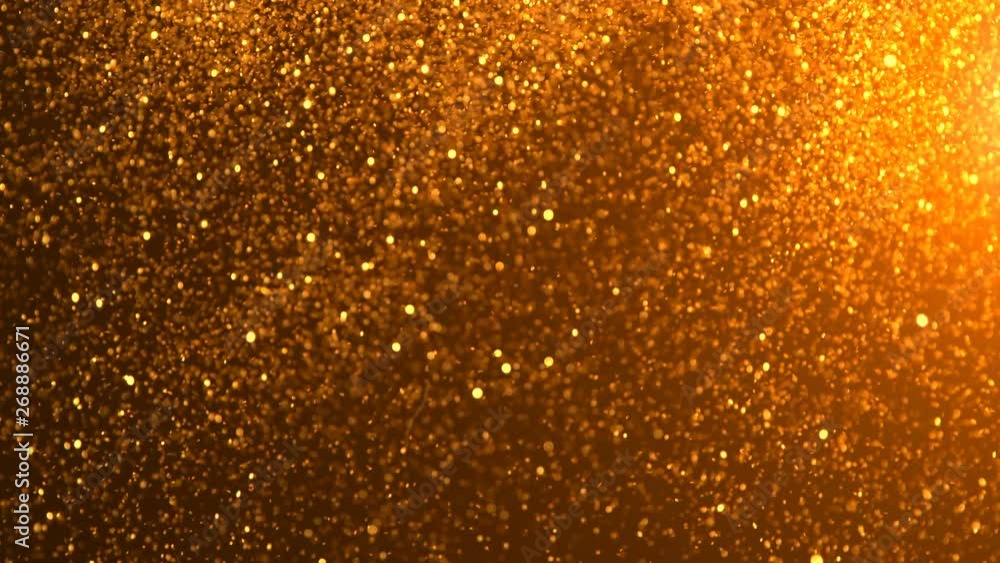 Golden Glitter Background in Super Slow Motion at 1000fps. Golden Glitter Background in Super Slow Motion at 1000fps.