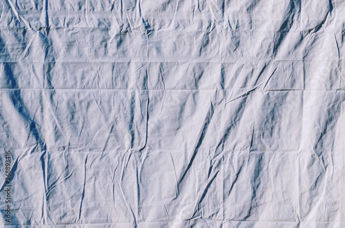 White Plastic Tarp as a Background